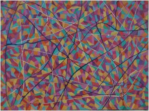 kompozicija no 17., 2015 god., ulje na platnu, 60x80 cm.